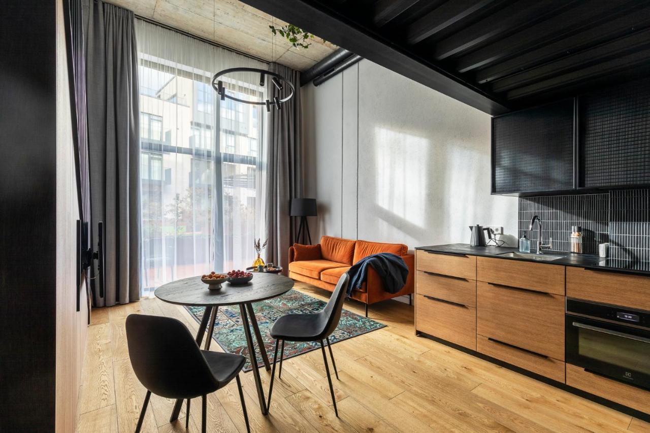 Apartamento Stylish Loft With Terrace Paupys, Old Town Vilna Exterior foto