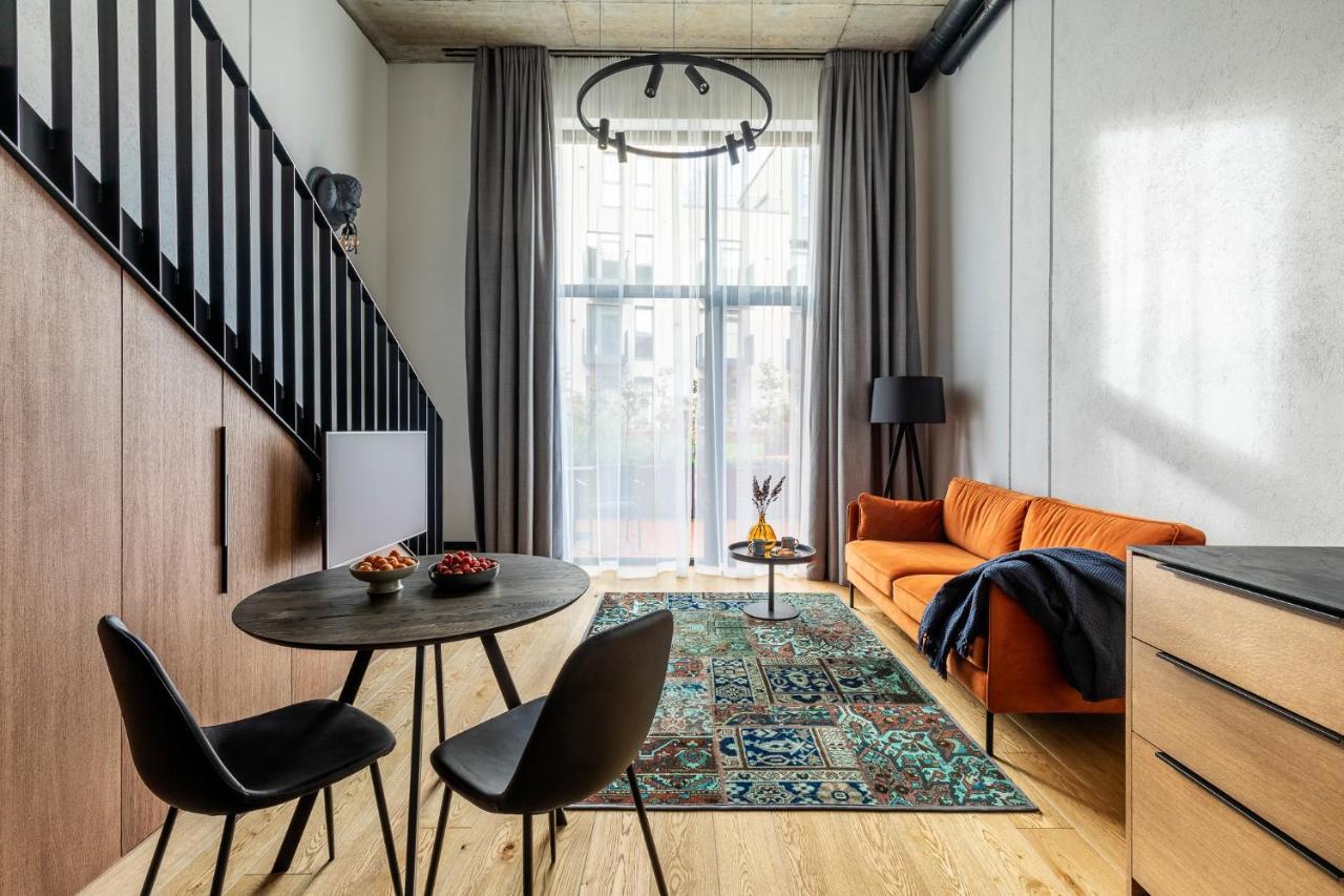 Apartamento Stylish Loft With Terrace Paupys, Old Town Vilna Exterior foto